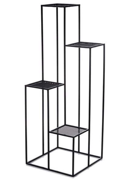 Kwietnik KASKADA czarny 110 cm siatka metalowy LOFT