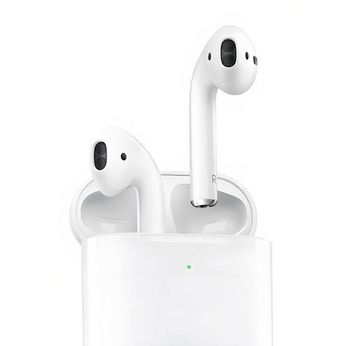 Écouteurs Apple AirPods 2, blancs, avec boîtier de charge, emballage cadeau