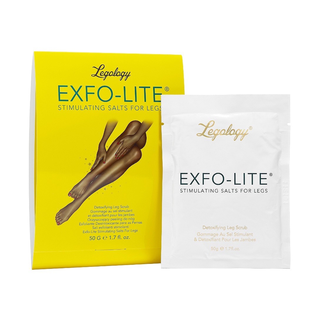Telový peeling Legology Exfo-Lite so stimulačnými soľami, jednotlivé balenie - 50 ml