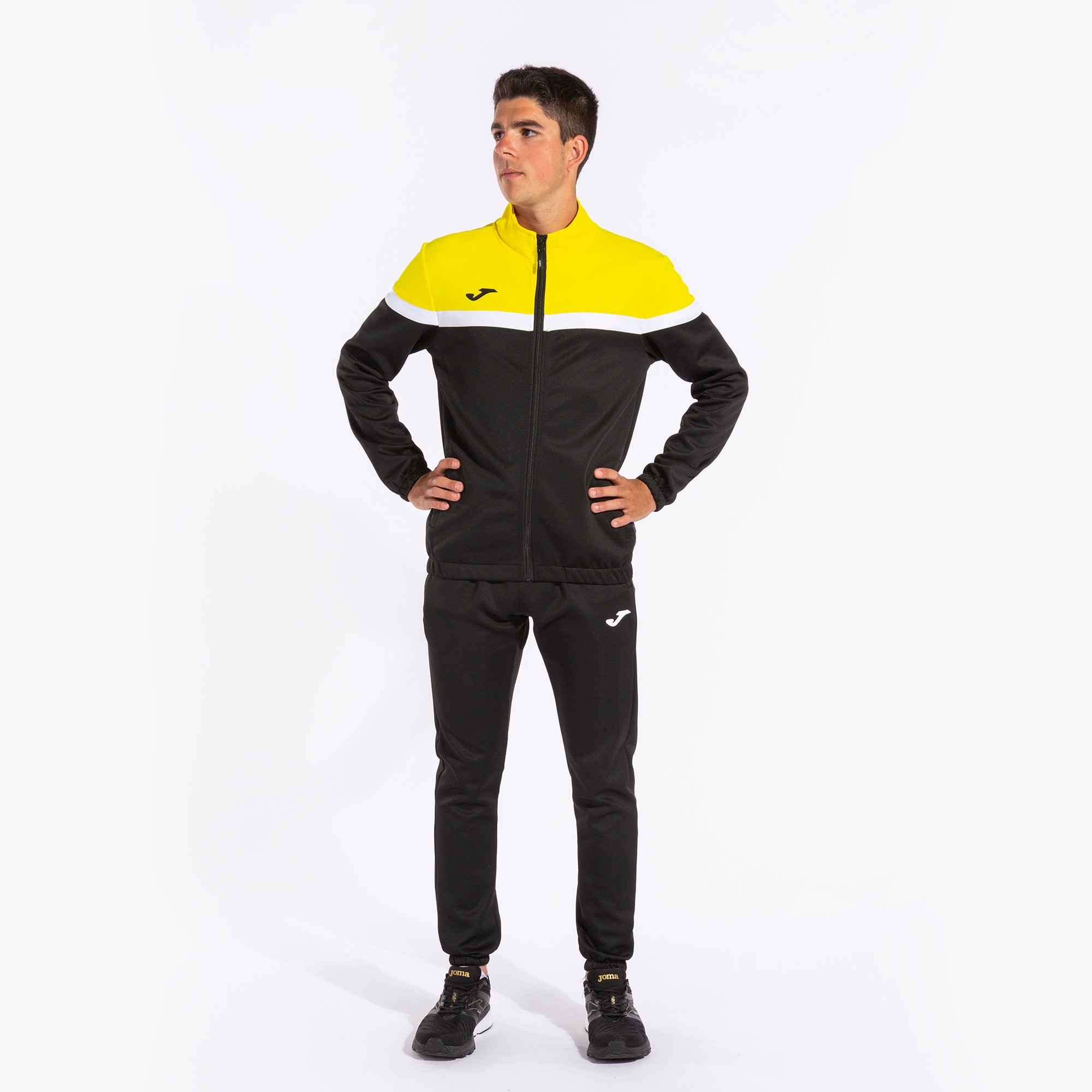  Chandal Joma Danubio Negro Amarillo