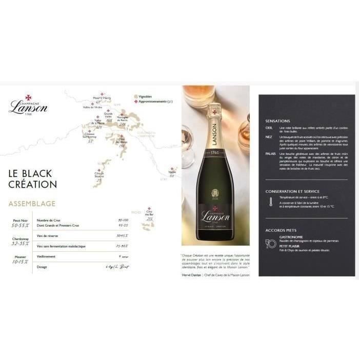 Lanson Le Black Création Champagne - Brut 75 cl