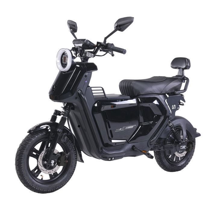 Motocicleta elétrica BEZIOR XIAONIU A, motor de 1500 W, bateria de 48 V 20 Ah, pneus de 12 polegadas, ideal para deslocamentos diários.