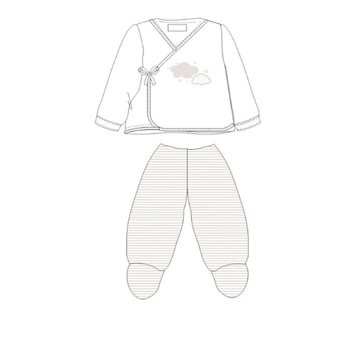 Bimbi Dreams - SJP41710 - Set of 2 gifts for newborns. Model JUBON Y POLAINE SJP NUVOLA 417 10