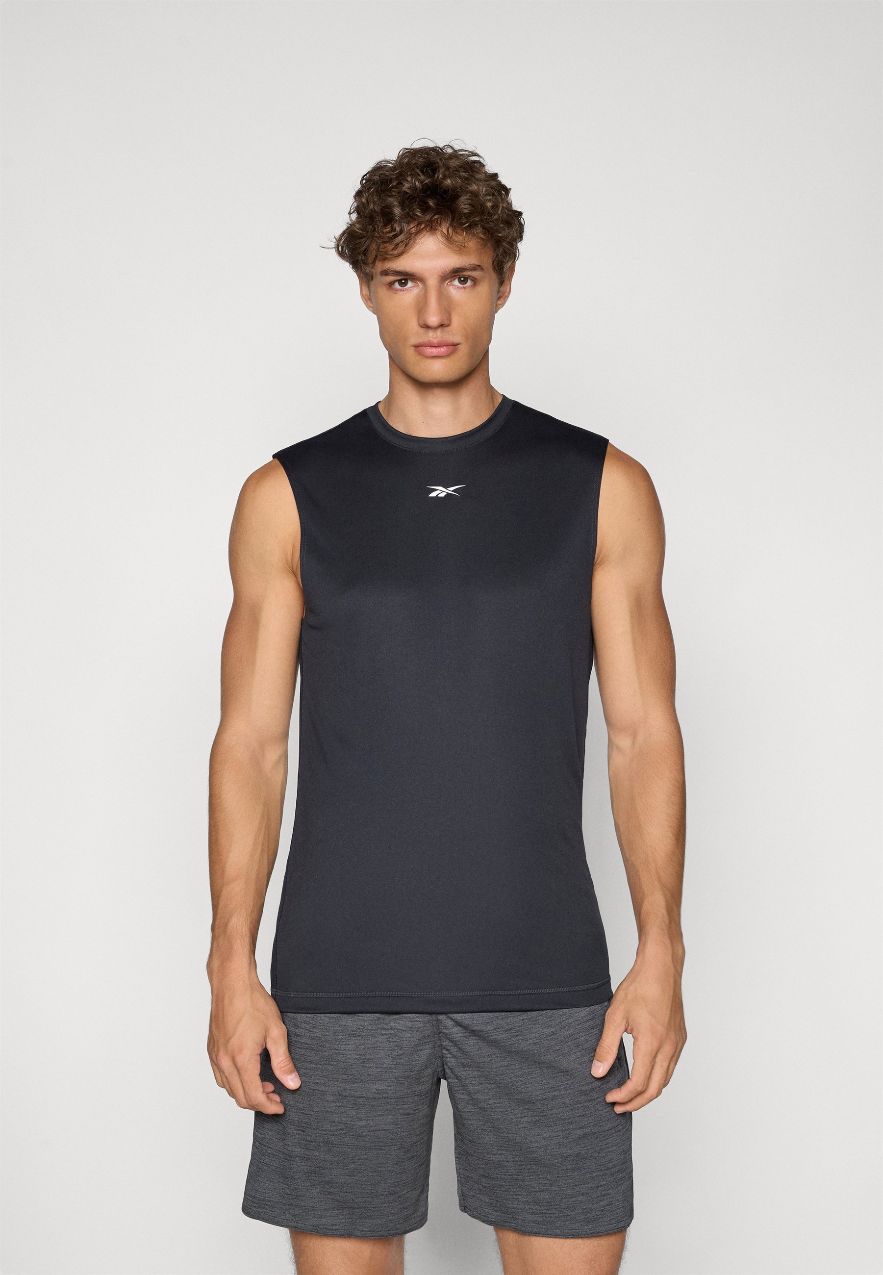 Reebok TRAIN SLEEVELESS TECH - Camiseta - preta