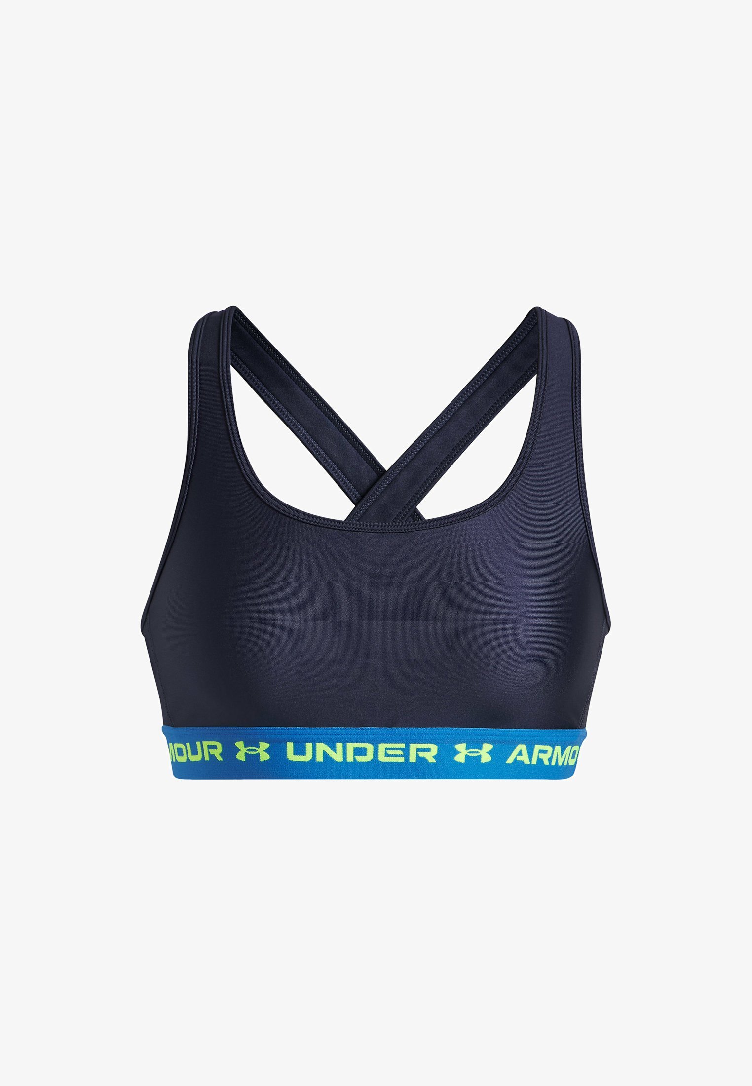 Soutien-gorge de sport Under Armour CROSSBACK MID - Maintien moyen - Bleu marine délavé