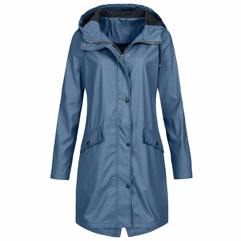 Women Jackets Waterproof Solid Transition Jacketsoutdoor Hiking Clothes Lightweight Raincoat Women's Raincoat Plus Size 3xl