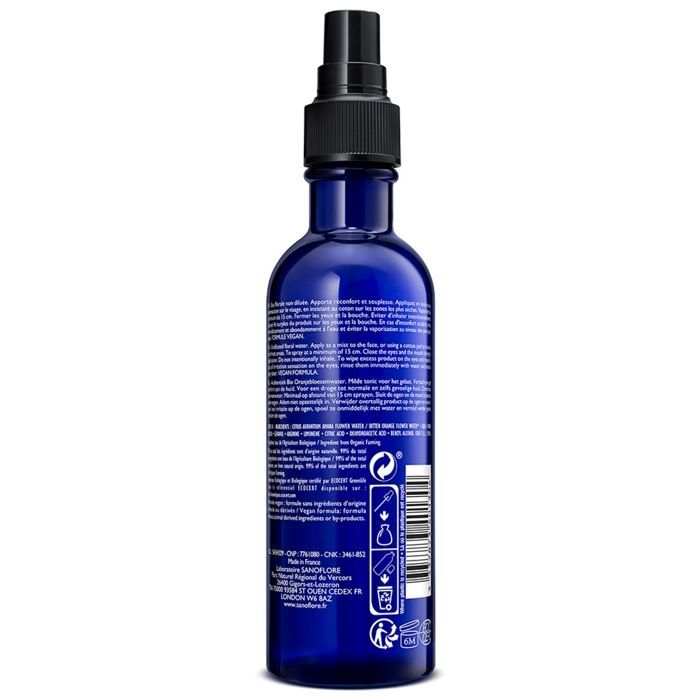 Eau florale d'oranger - Sanoflore - Lotion tonique naturelle pour le visage - 200ml - Adulte - Femme