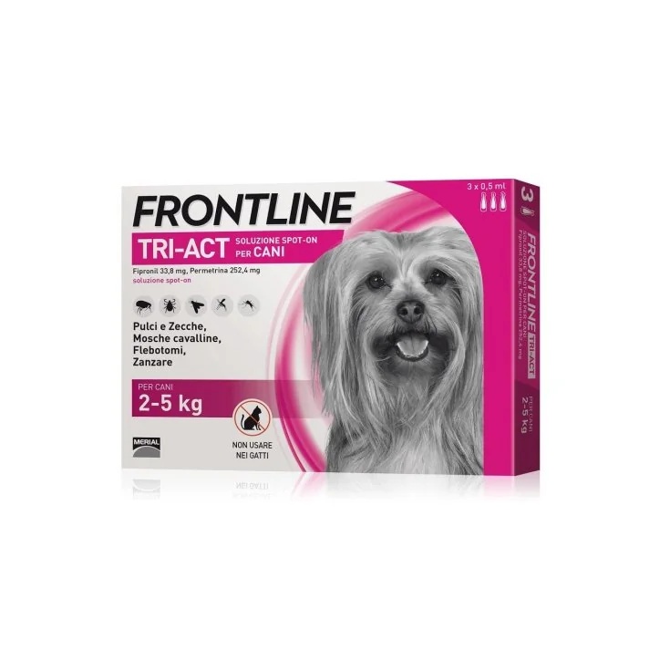Pipettes FRONTLINE Triact 3 XS 25 kg