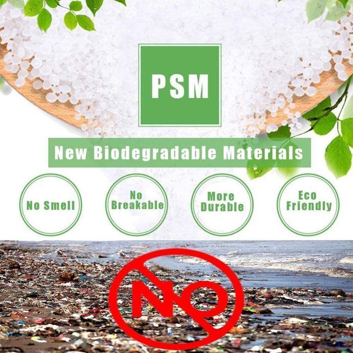 Bolsas de basura orgánicas, 100 bolsas de basura resistentes al desgarro, bolsas de basura para la cocina, bolsas compostables y biodegradables, etiqueta certificada.