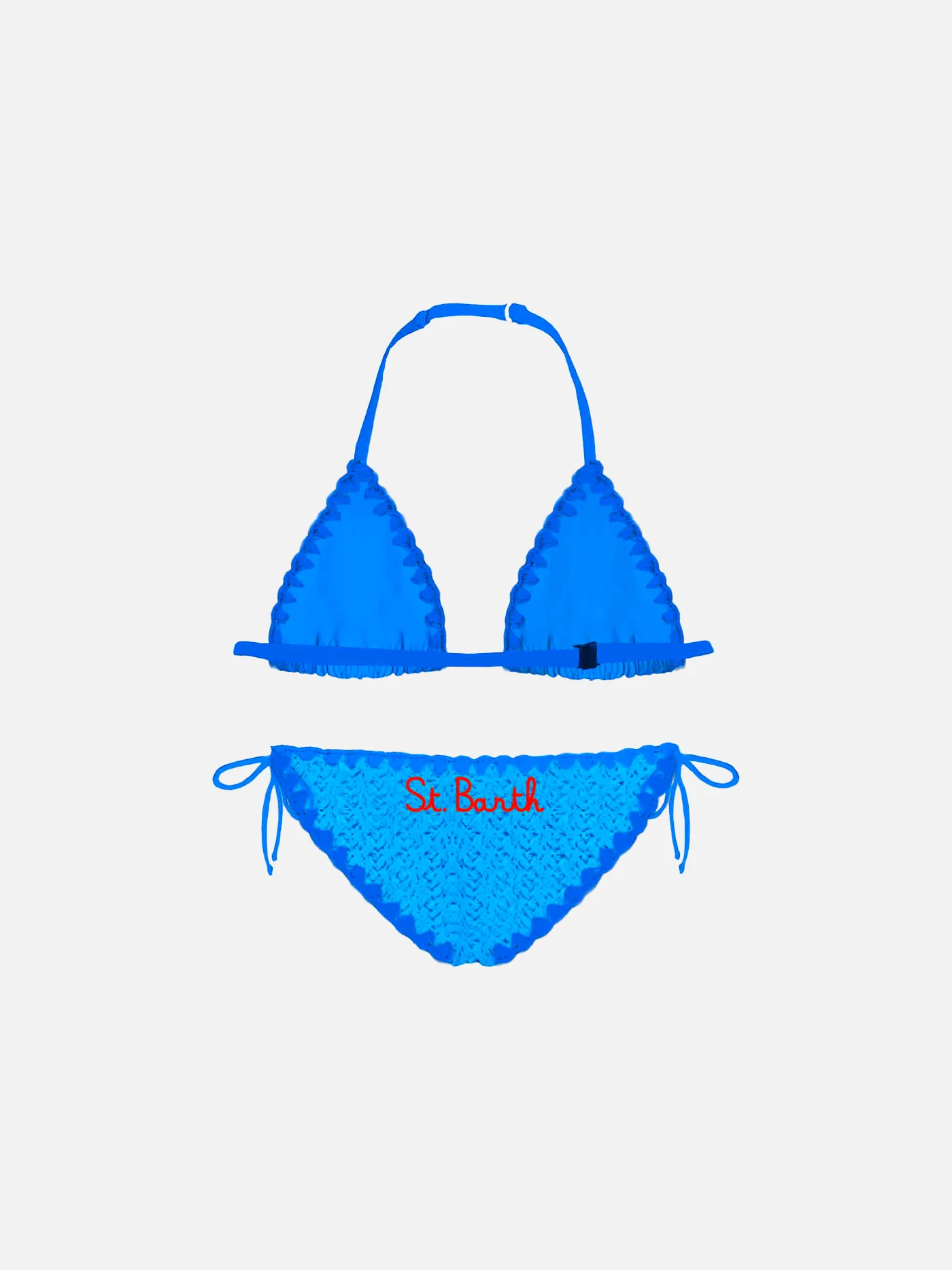 Bikini para niñas con bordado