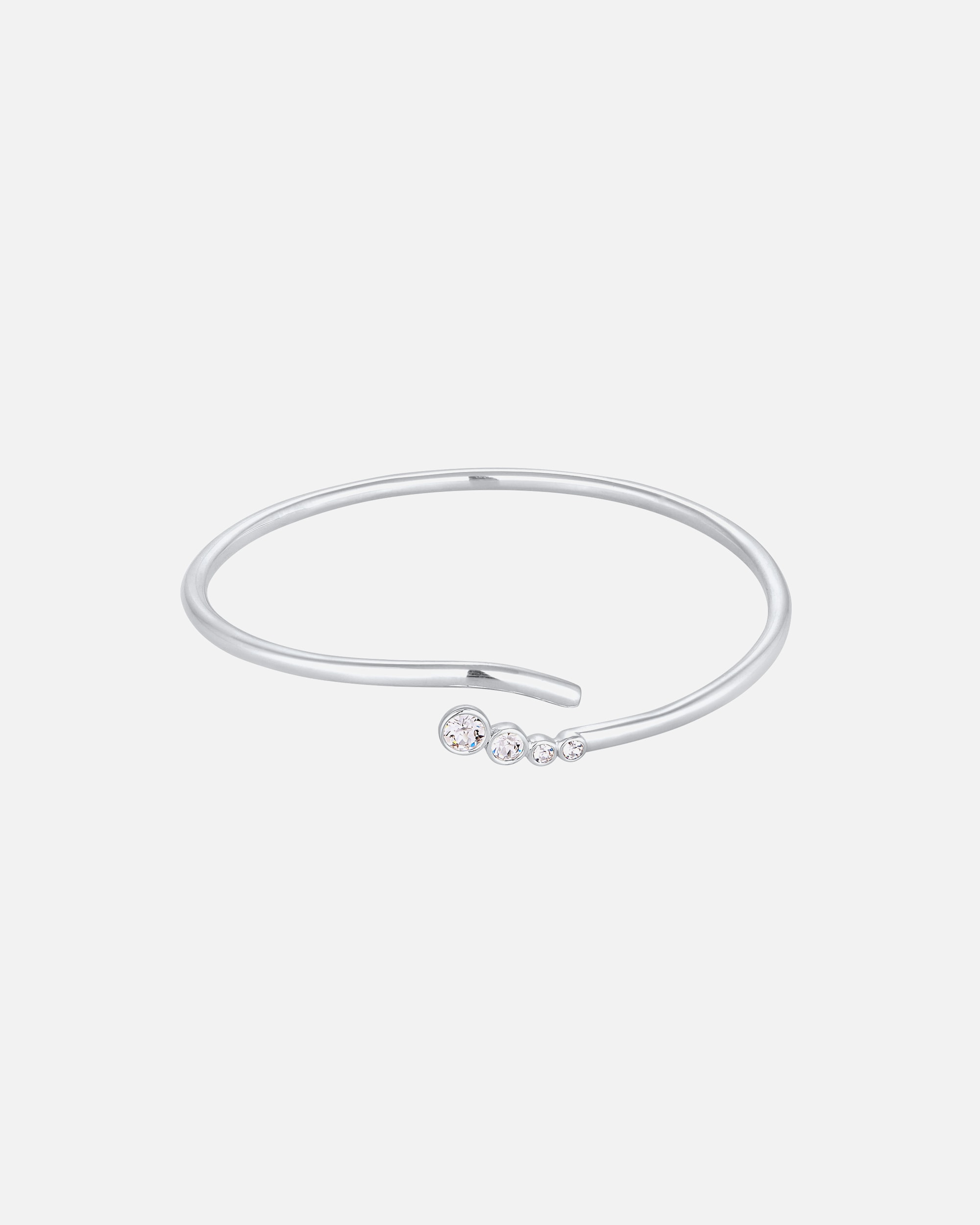 Elli Femmes Anneau de bras Élégant étincelant avec cristaux en argent sterling 925