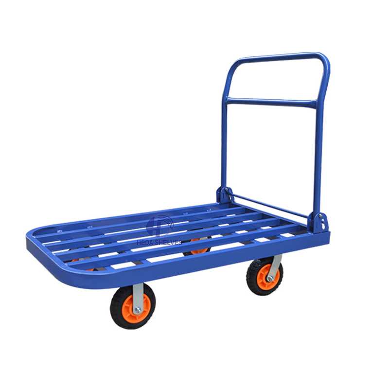 Carro de herramientas industrial plegable de alta calidad, capacidad de 1000 kg, para almacenamiento en almacén.