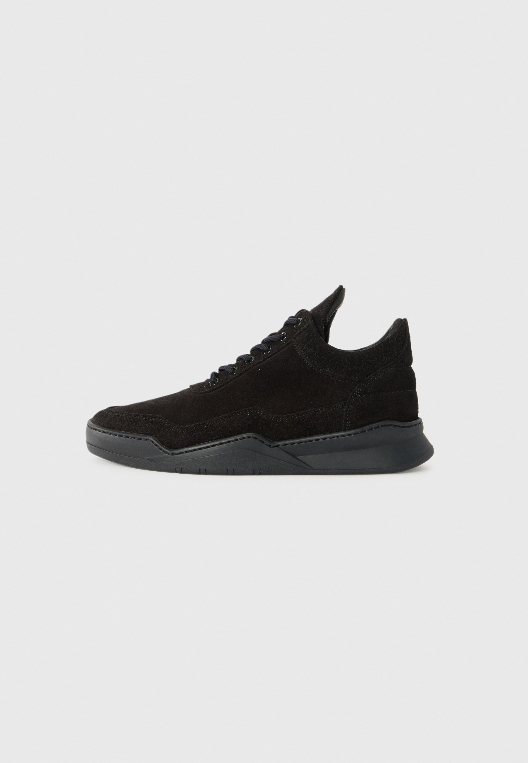 Filling Pieces LOW TOP GHOST FUZZ - Baskets - noires