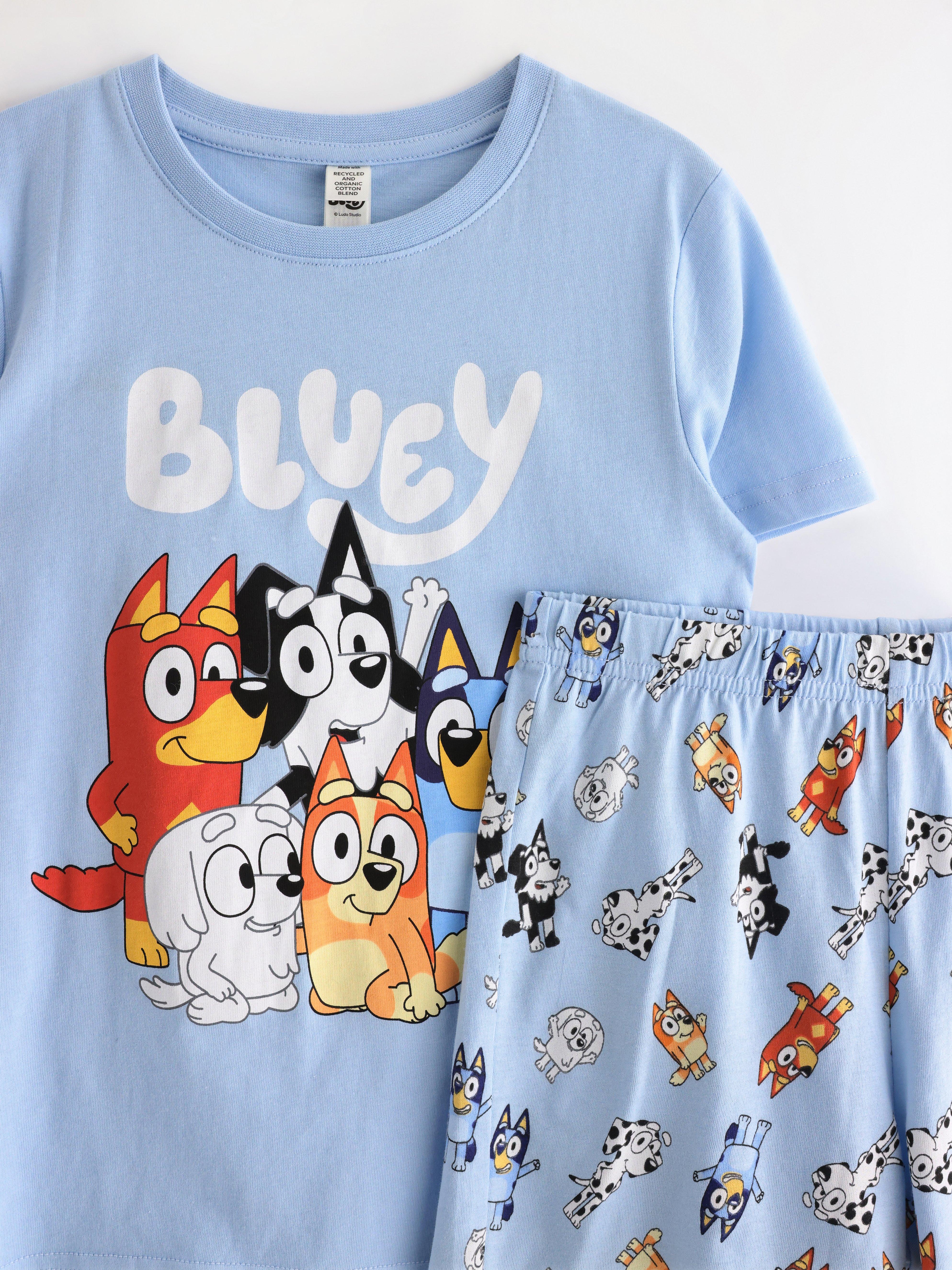 Pijama Bluey Azul Claro
