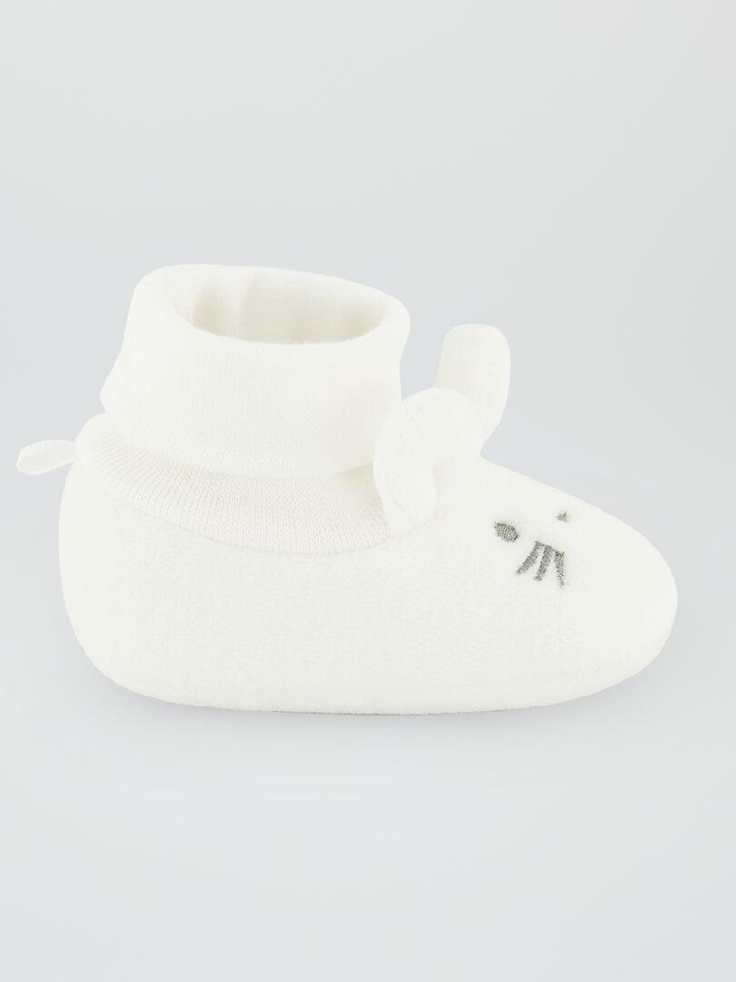 'Konijnen'-slippers - WIT