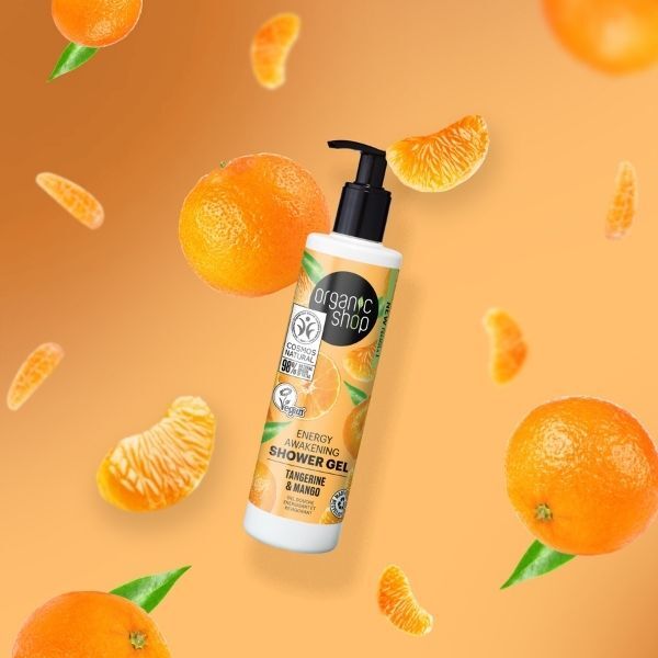 Organic Shop Energetický sprchový gél mandarínka a mango 280 ml