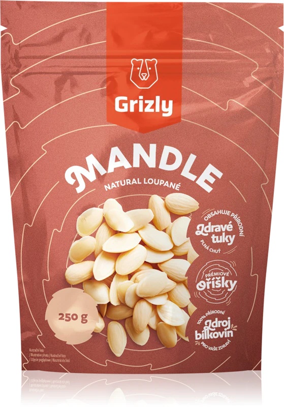 Grizly olupljeni mandlji