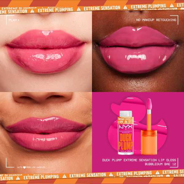 Nyx Professional Makeup Duck Plump sjajilo za usne Bubblegum Bae