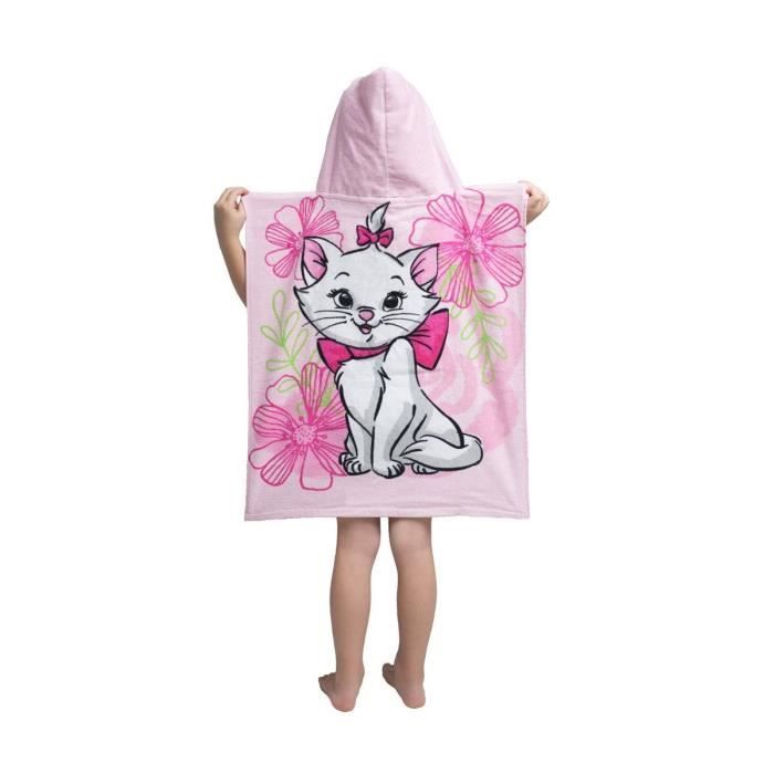 Poncho de toalla con capucha de Marie de Los Aristogatos