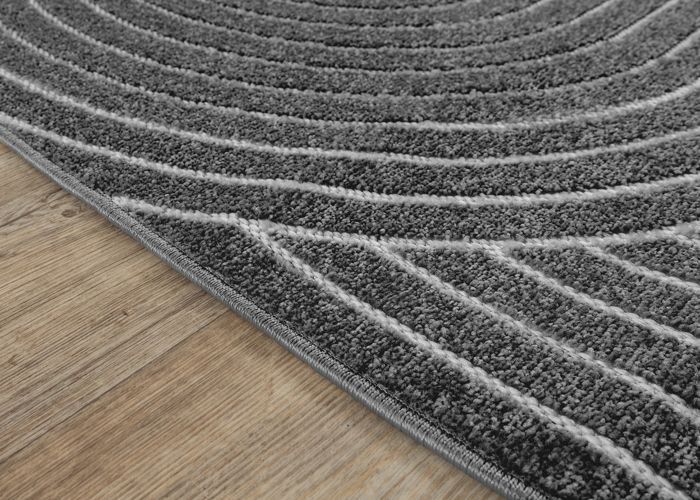 Tapis de Salon Moderne - THE CARPET - Santo Plus - Anthracite - 160 x 220 cm