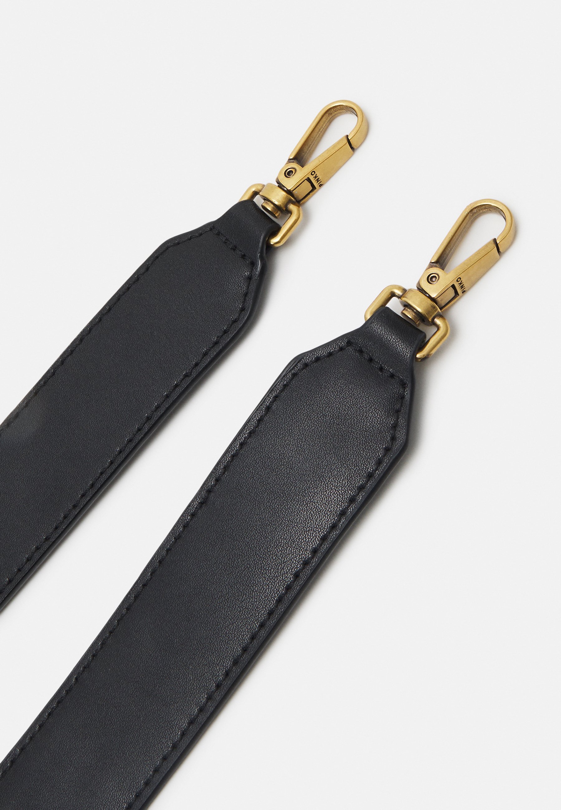 Pinko LOVE ONE TOP HANDLE MINI - Handtas - zwart/antiek goudkleurig