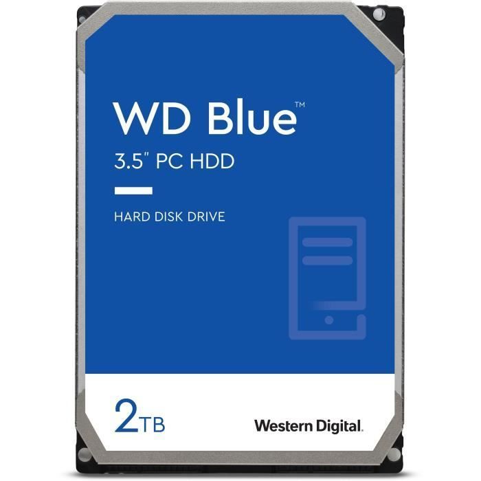 WD Blue™ - Disque dur Interne - 2To - 7200 tr/min - 3.5