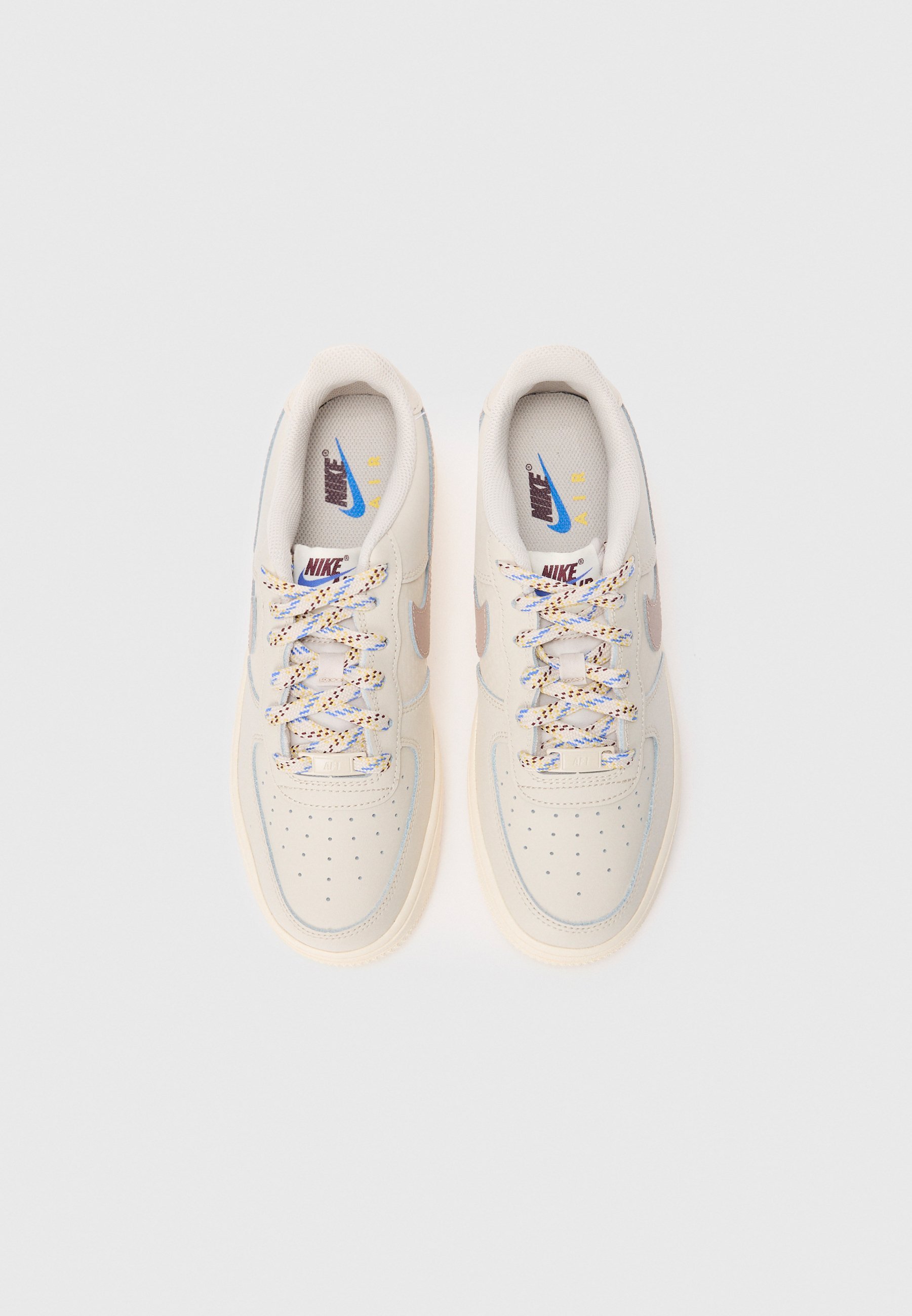 Nike Sportswear AIR FORCE 1 UNISEXE - Baskets - Malt/Bordeaux/Bleu Comète