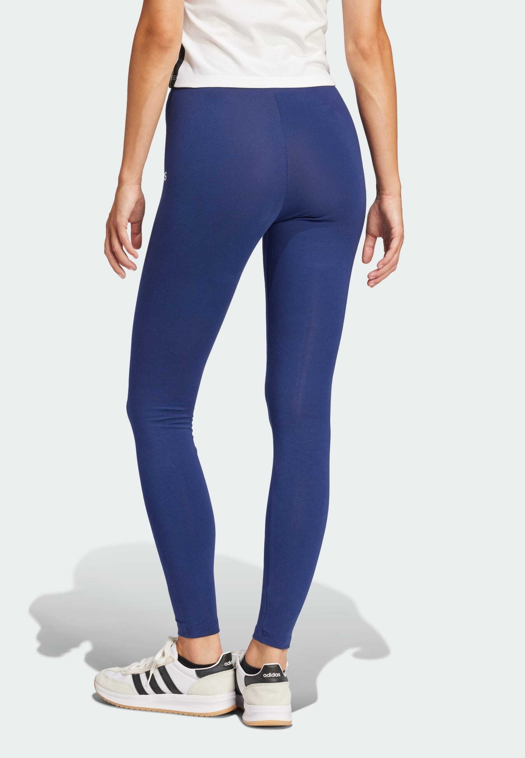 adidas Sportswear LEG - Leggings - bleu foncé et blanc