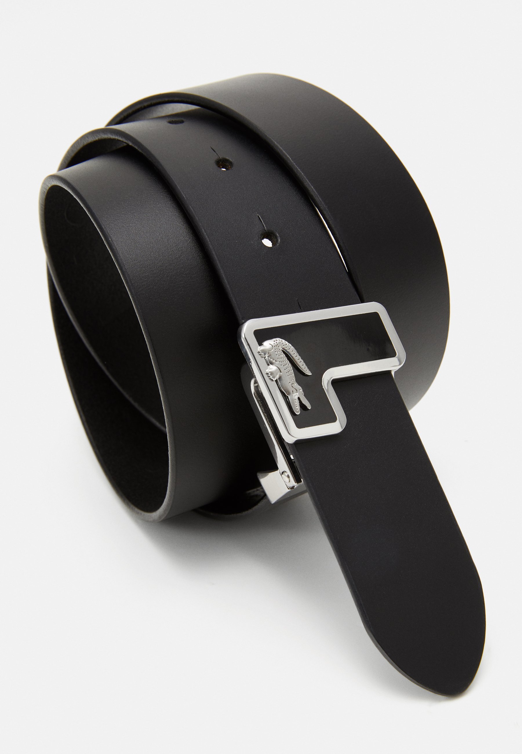 Lacoste PLAIN BELT - Ceinture - noir
