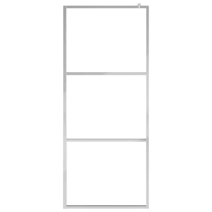vidaXL Walk-in Shower Enclosure Shower Cabin Shower Partition Bathroom Home Interior ESG Clear Glass 146635