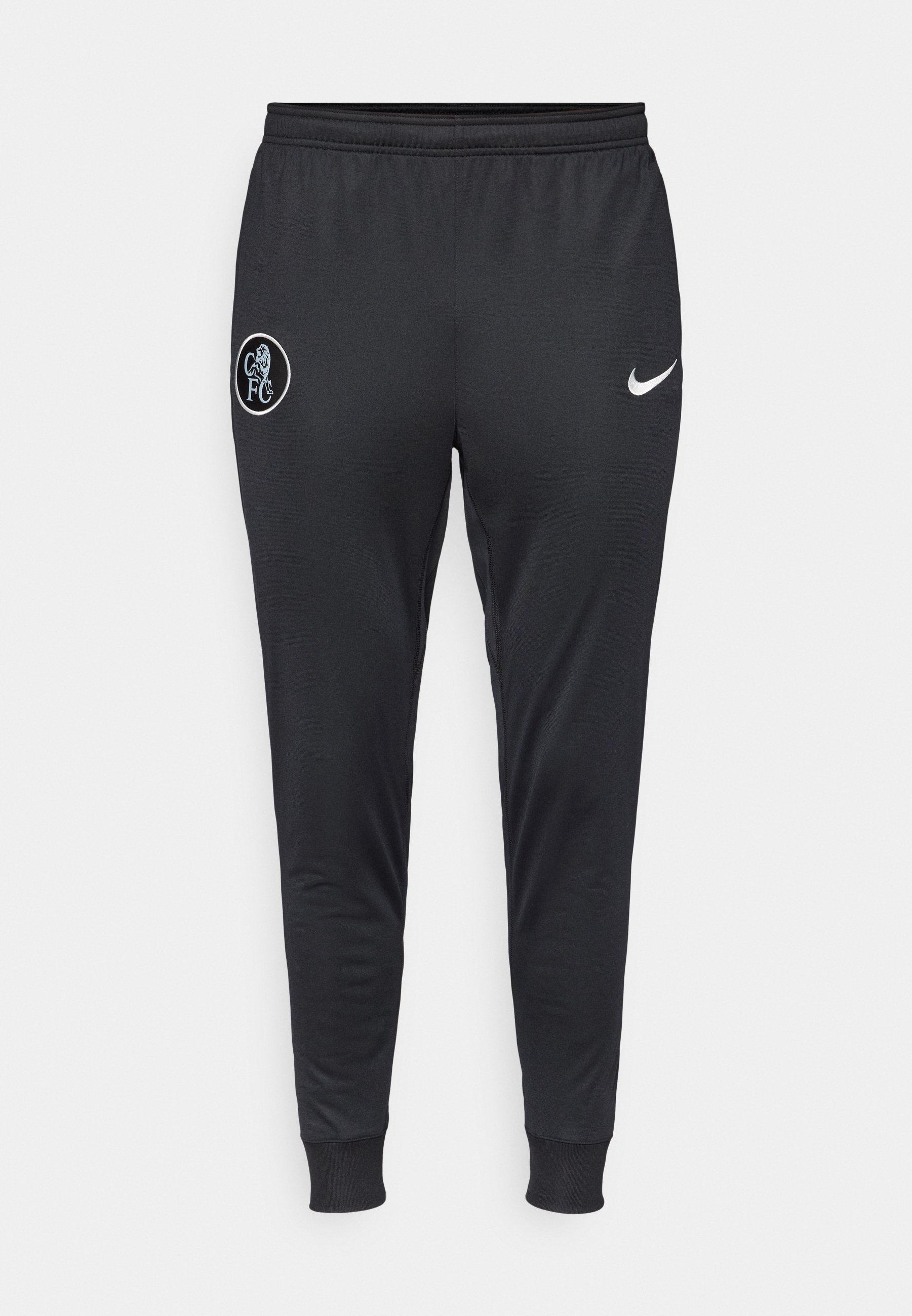 Nike Performance CHELSEA FC STRIKE THIRD PANT - Odzież klubowa - kolor czarny/srebrny