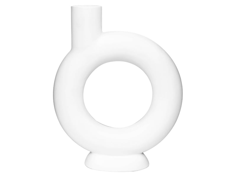Wazon ceramiczny 24,5 cm biały