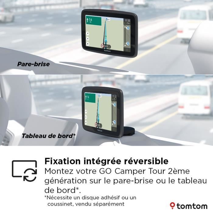 GPS - TOMTOM - GO Camper Tour - Segunda generación - Para autocaravanas y caravanas - Pantalla de 6
