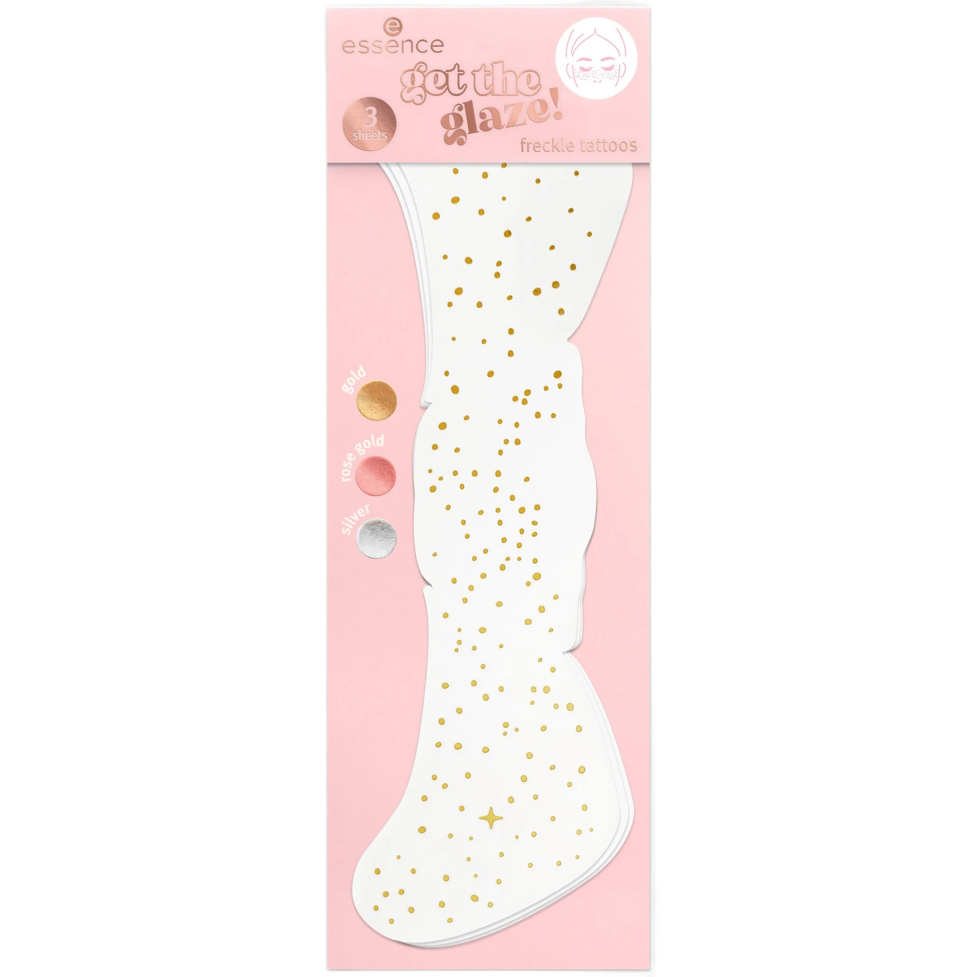 Viso GET THE GLAZE! tatuaggi lentiggini - Sublimatori e Illuminanti, Correttore