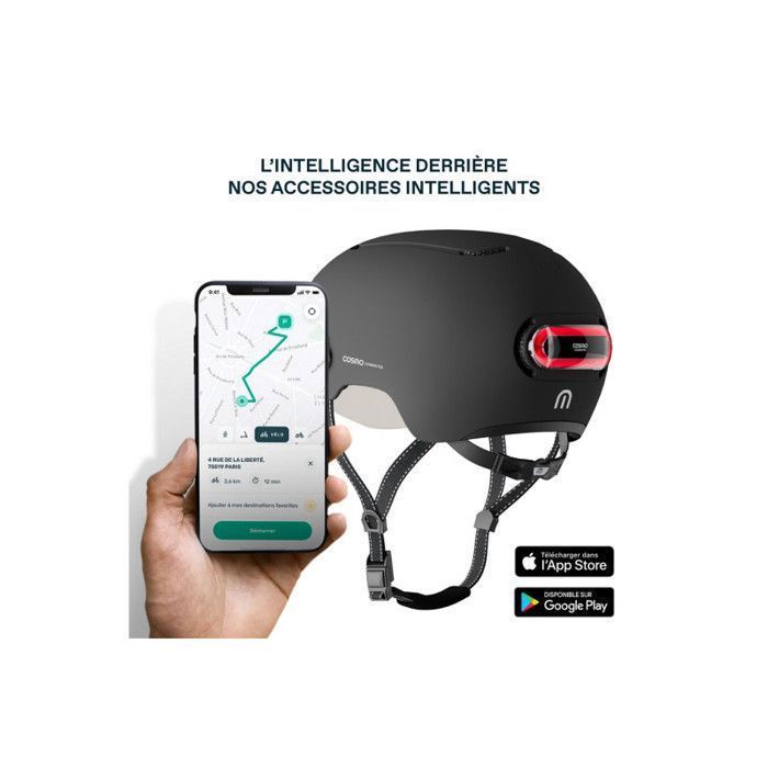 Casque vélo Cosmo Connected Fusion Sable Brillant