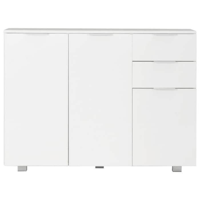 vidaXL Hoogglans wit buffetkast 107x35x80,5 cm 283718