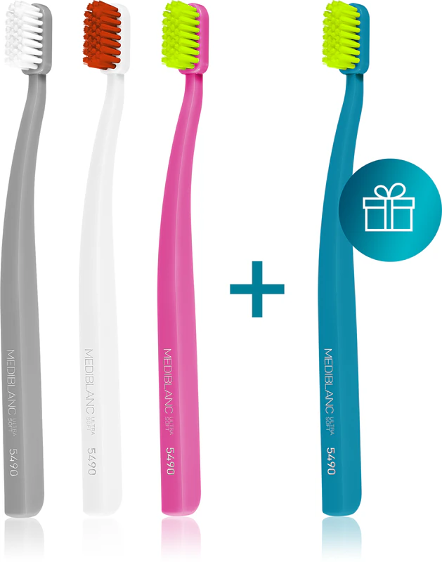 Escovas de dentes ultra macias MEDIBLANC 5490 Ultra Soft