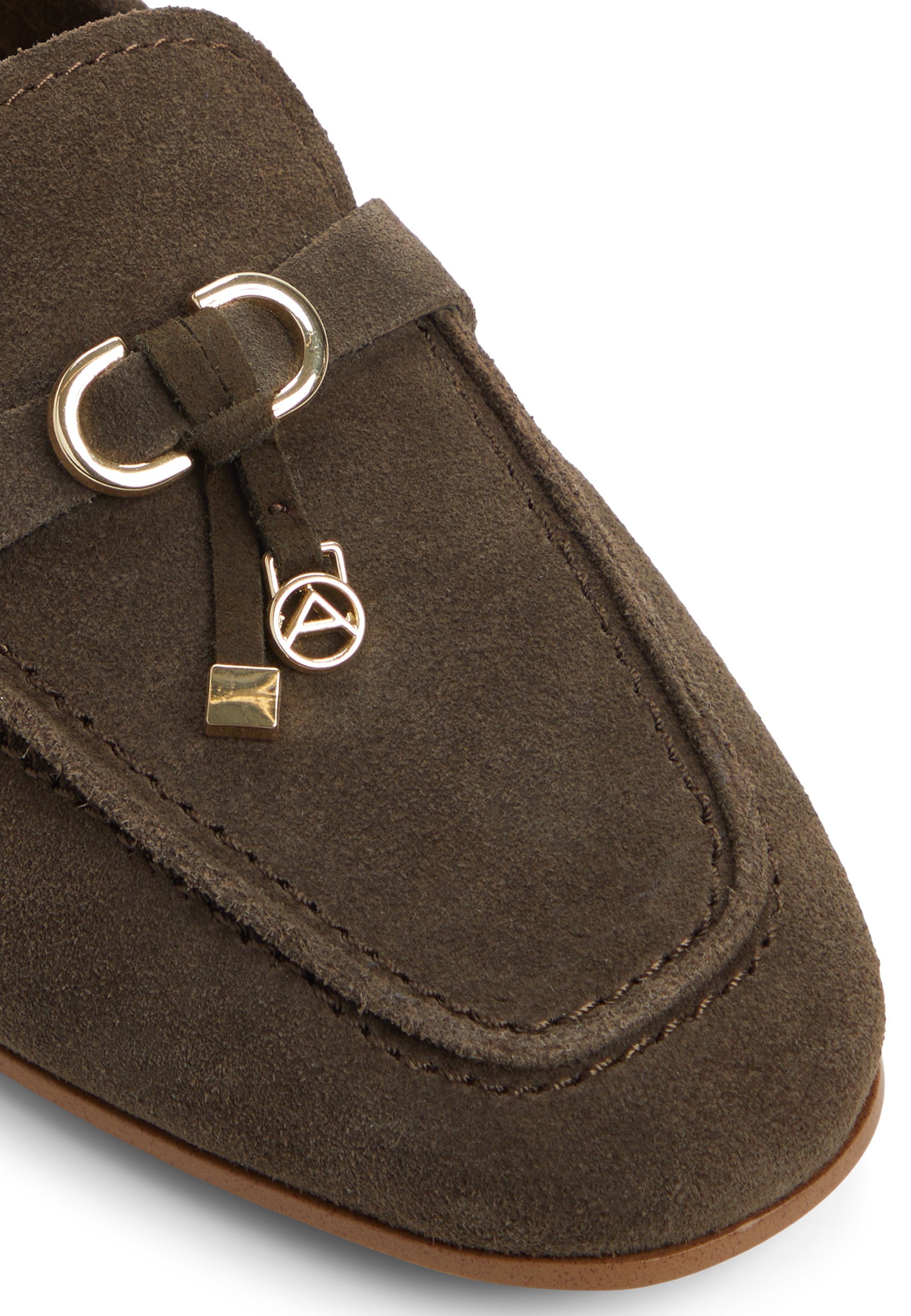 ALDO Slip-ons - donkergroen