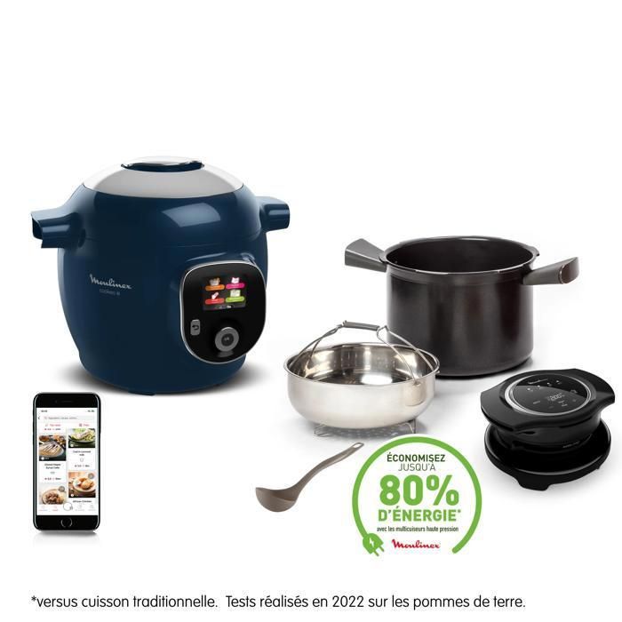 Moulinex Cookeo+ mit Extra Crisp, Multikocher, 6 Kochmodi, 4 Heißluftfritteusenmodi, YY5585FB