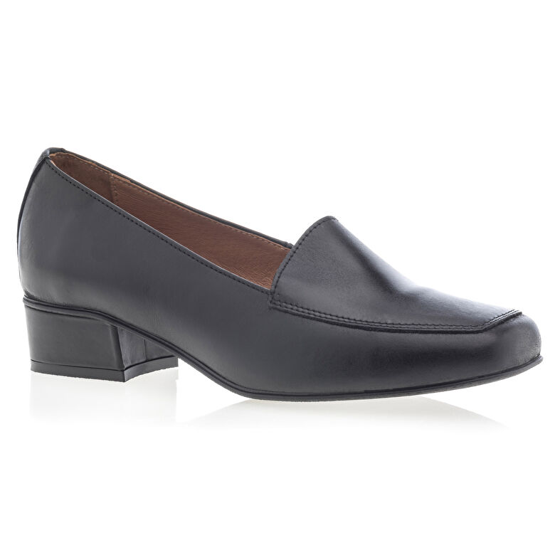 Schwarze Damen-Loafer/Bootsschuhe