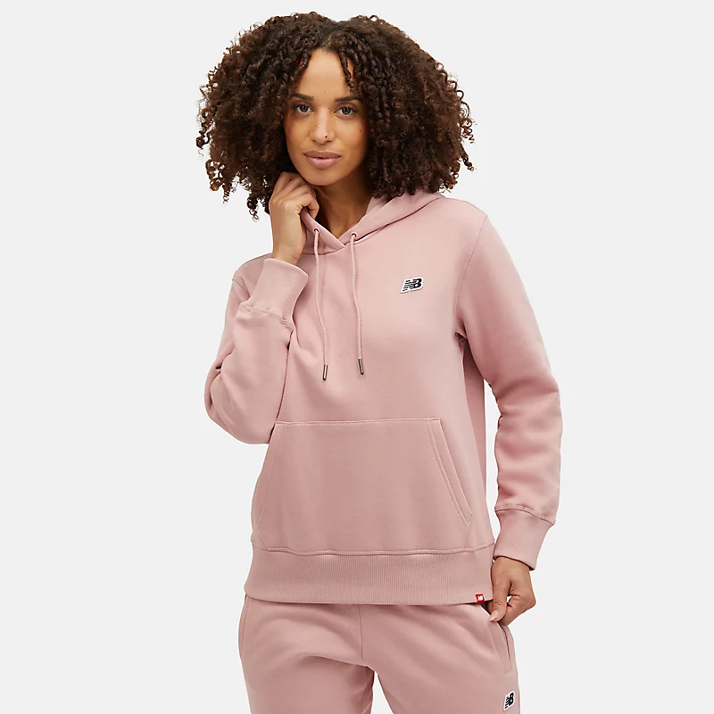 Bluzy damskie NB z małym logo – PINK MÅNE