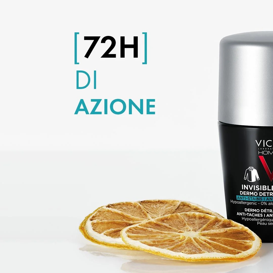 VICHY Deodorant roll-on 72 uur onzichtbaar 50 ml