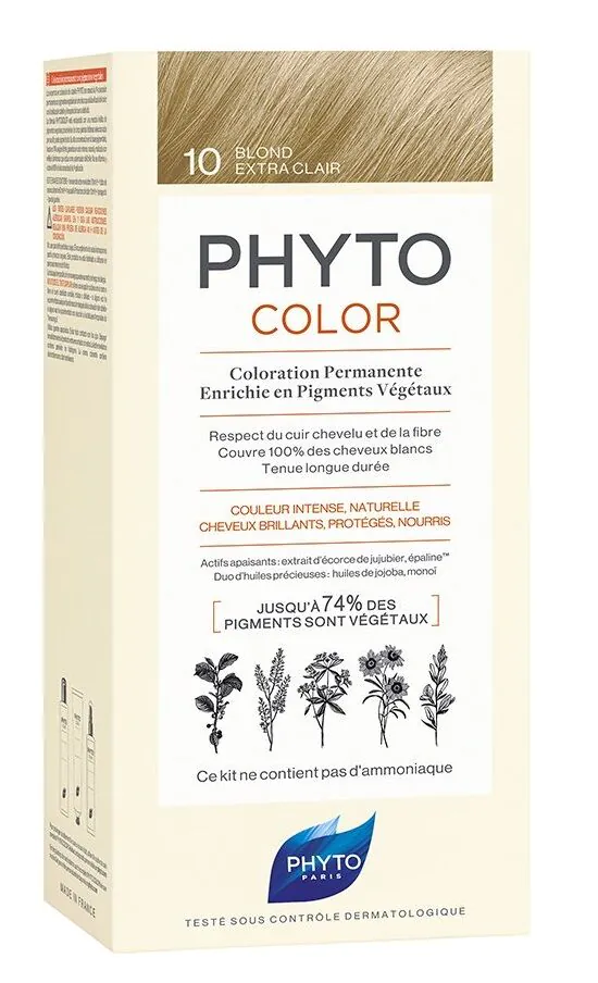 Phyto Phytocolor 10 Ekstra Jasny Blond Farba do włosów