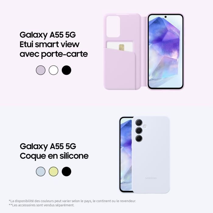 Smartphone Samsung Galaxy A55 de 128 GB, 5G, color lima