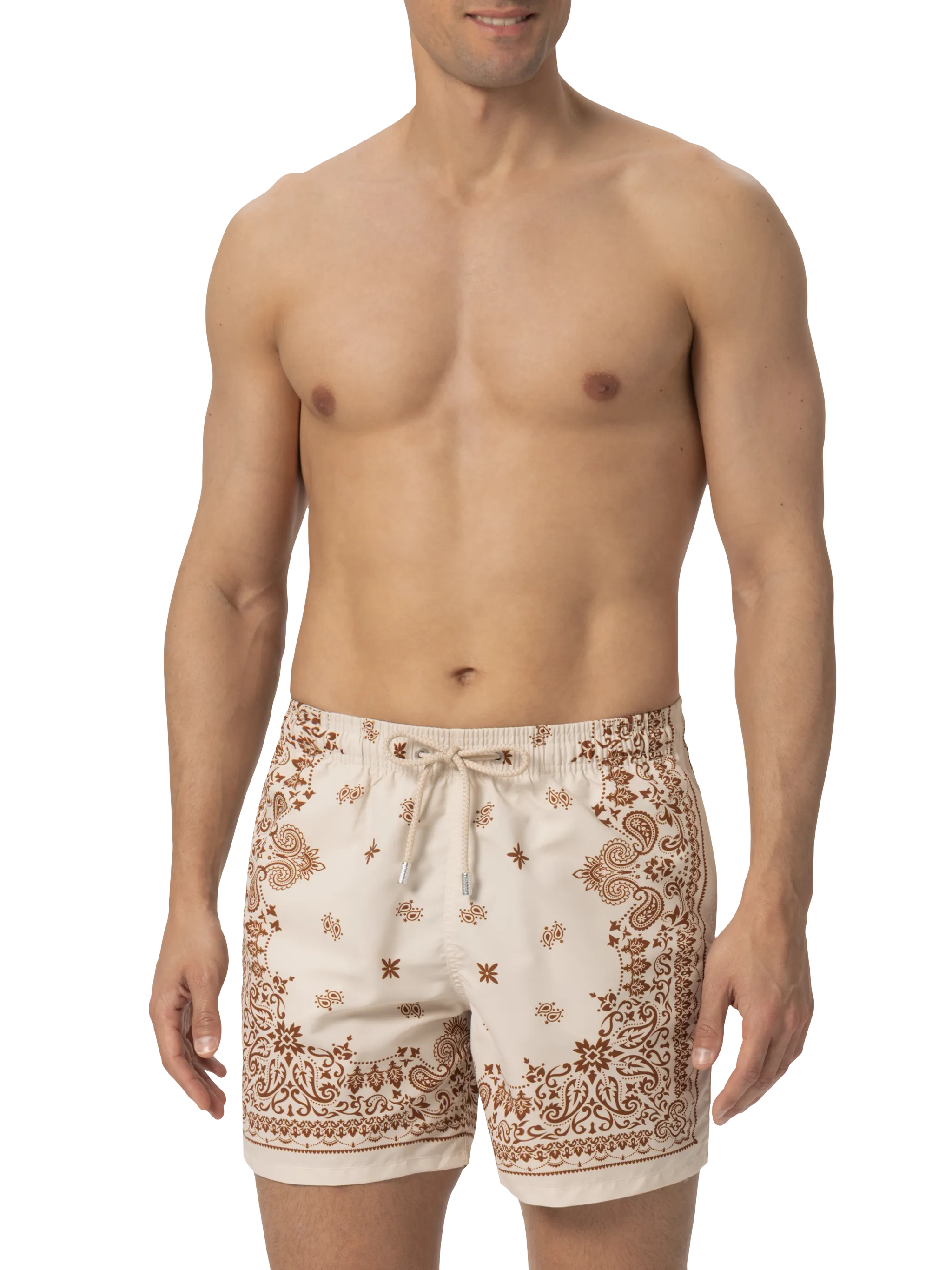 Gustavia midi-badpak met bandana-print