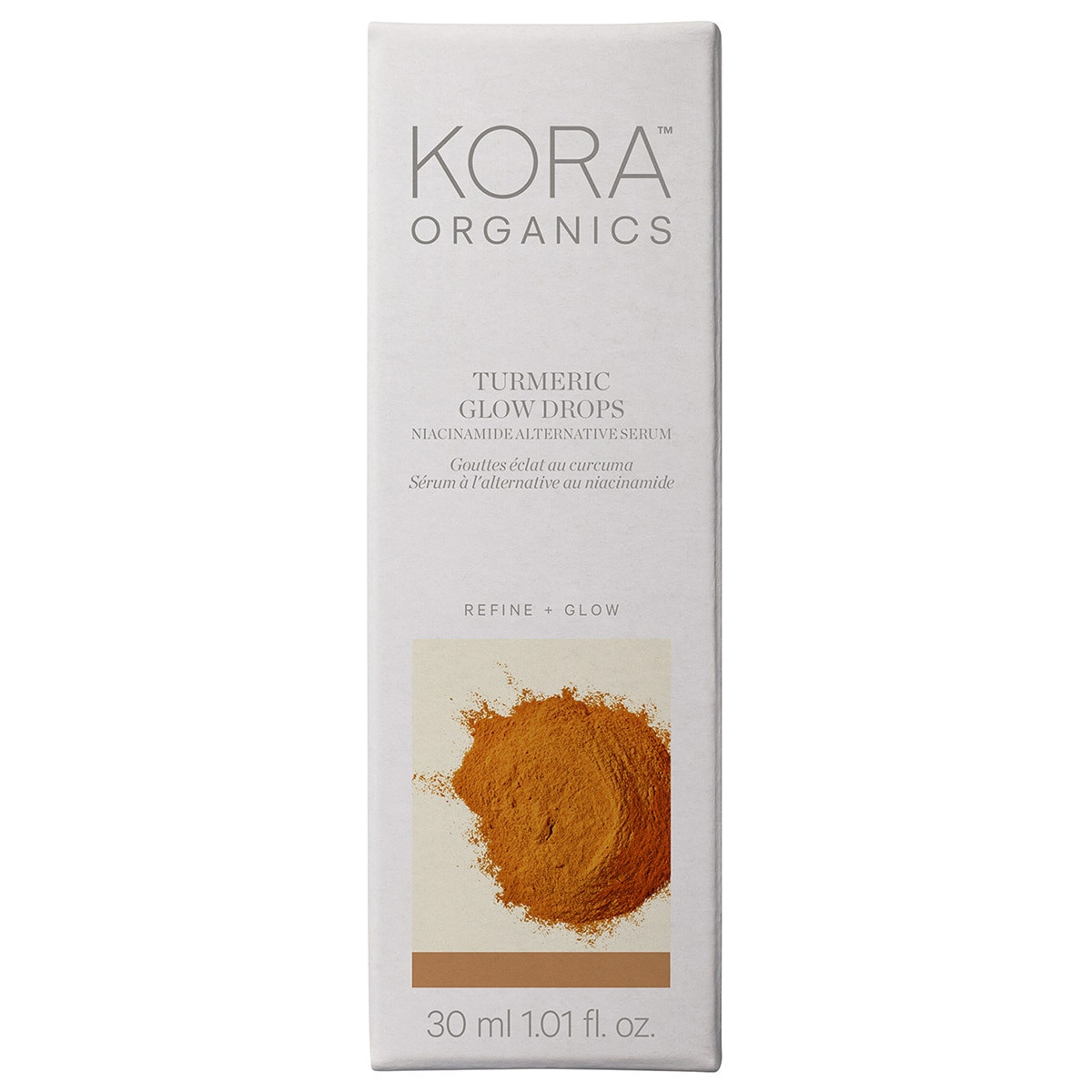 KORA Organics Hydraterend Serum Kurkuma Glow Drops Niacinamide Alternatief - 30 ml