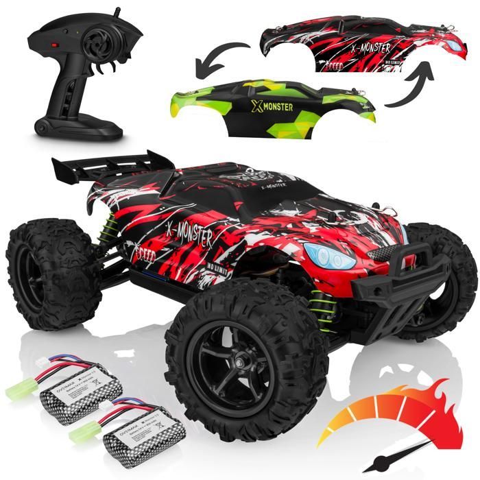 OVERMAX X-Monster 3.5 - RC-auto met afstandsbediening - 30 km/u - schaal 1:18 - 40 minuten - bereik 100 m - 4x4 training