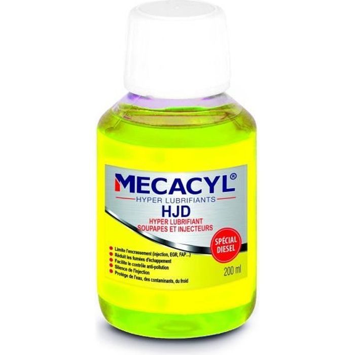 MECACYL HJD Hiperlubricante - Inyección diésel / Gasolina [5 en 1] - 200 ml