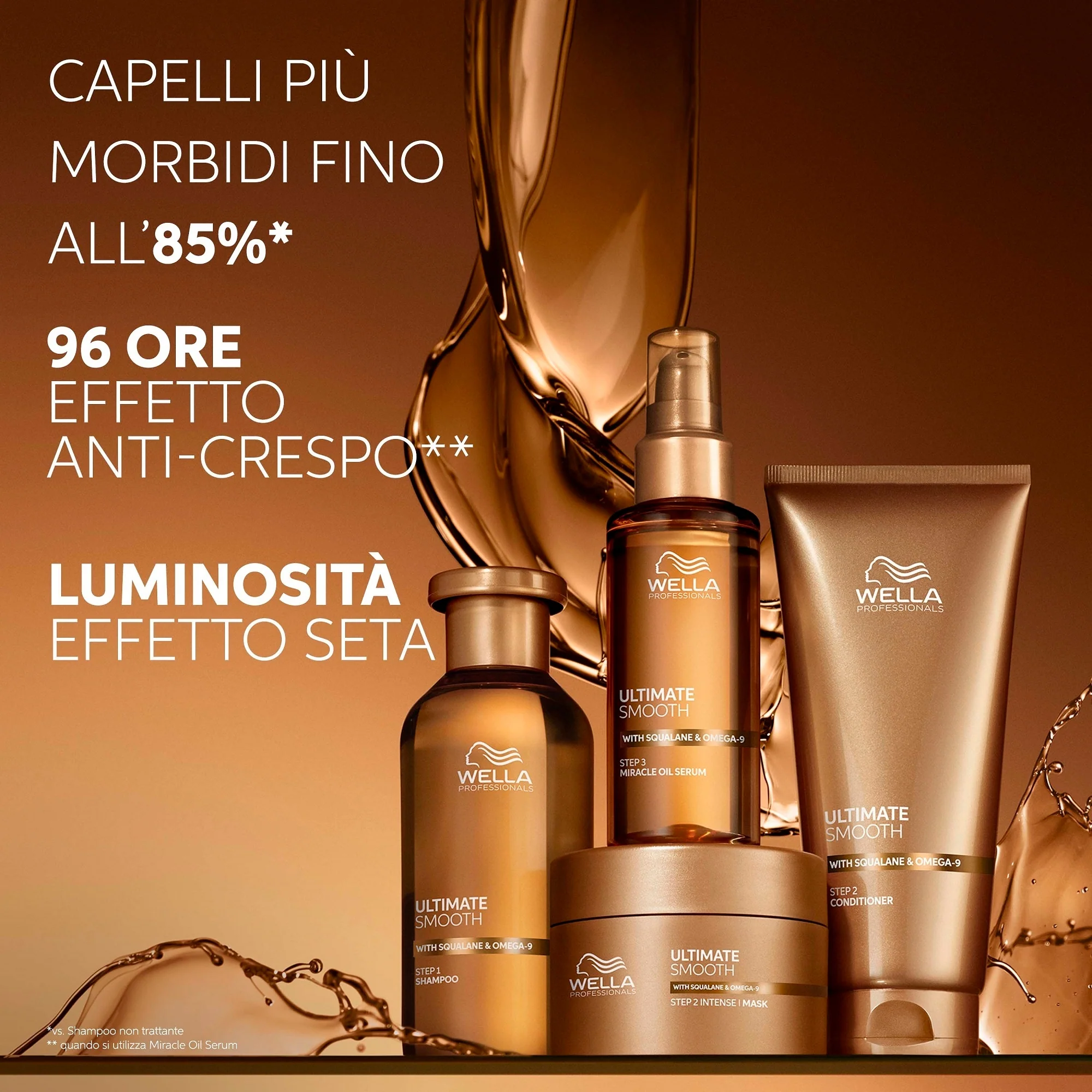 Ultimate Smooth Ultimate Smooth Intense Mask - Maschera Disciplinante/Anticrespo Capelli, Maschera Nutriente Capelli