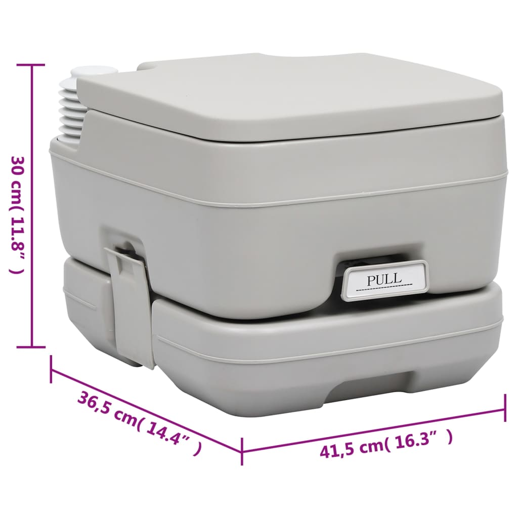 Vidaxl Camping Toilet en Wastafel Set